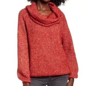 Cozy Red Knit Sweater
